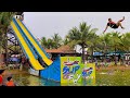 Adrenaline-Pumping Slip &amp; Fly Waterslide at Udon Waterworld Waterpark Thailand