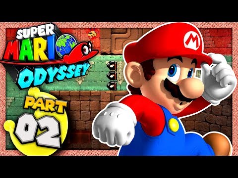 Let's Play Super Mario Odyssey - Part 2 - Sandy Cheeks