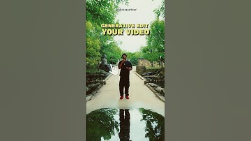 Generative edit your videos! 📸 using Adobe Creative Cloud. #adobe #premeirepro #photoshop #ai