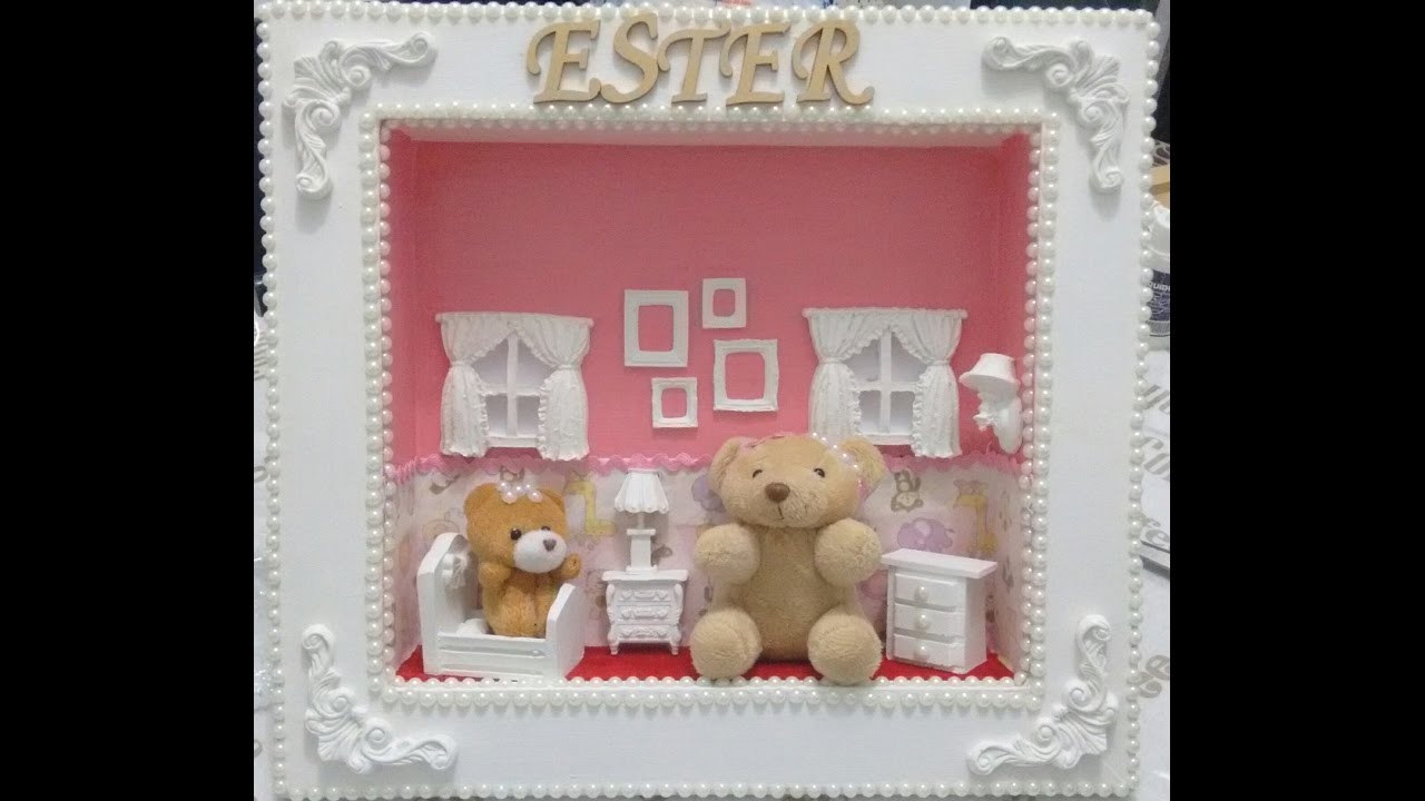 Como fazer enfeite porta maternidade Cenário - Fácil e baratinha