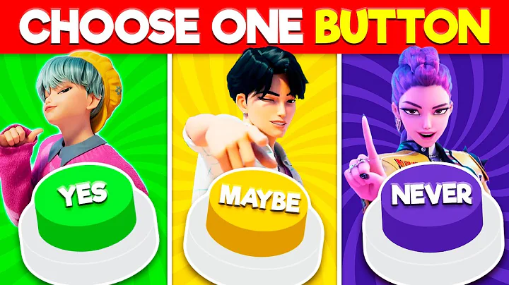 KPOP DEMON HUNTERS 🟢 YES 🟡 MAYBE 🟣 NEVER Challenge 😱 Choose One Button