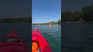 #shorts #kayakingadventures #windsurfing #summerfun #torontoharbour #paddling
