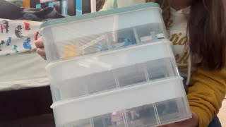 Toys Organizer Storage Case Plastic Storage Container Box for Lego Stackable Building Block Playroom Wealth
