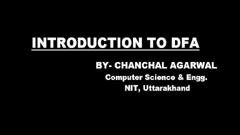 INTRODUCTION TO DFA || THEORY OF COMPUTATION