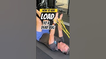How to ADD LOAD to a Dead Bug #core #deadbug #backpain #abs