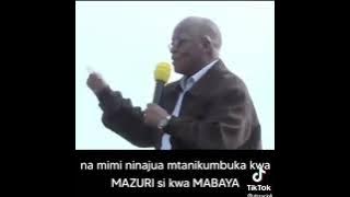 John Pombe Magufuli, “SIKU MOJA MTANIKUMBUKA”