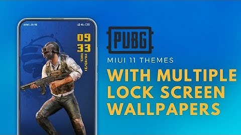 Best PUBG Themes for MIUI 11 | MIUI 11 Supported Themes
