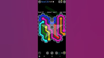 How To Solve Flow Free Hexes Inkblot Pack Level 26 9x9 Board Walk Through Solution Walkthrough