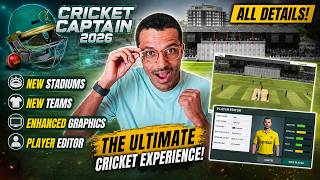 Cricket Captain 2026 World's Longest Running Cricket Gaming Franchise : | PC, Android, iOS, Mac