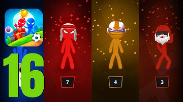 Stickman Party: 4 Player Games - Gameplay Walkthrough Part 16 - (iOS, Android)