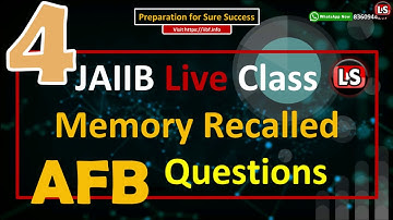 Accounting and Finance for Banking JAIIB Previous Year Questions Part 4