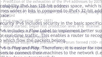 Spirent IPv6 Overview