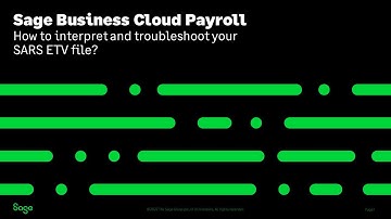 Sage Business Cloud Payroll (AME): How to understand and troubleshoot your SARS ETV file?