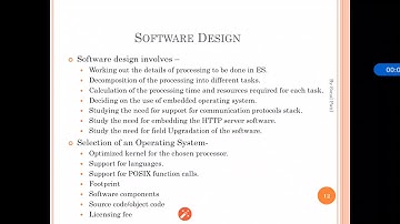 ES- Embedded Systems-TE CSE-IT- Software Design