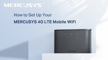 Set Up a MERCUSYS Mobile Wi-Fi on the MERCUSYS APP