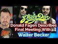 Capture de la vidéo Steely Dan's Donald Fagen Describes Painful Last Meeting With Walter Becker