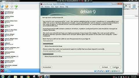 Tutorial penginstalan debian 9 di virtual box