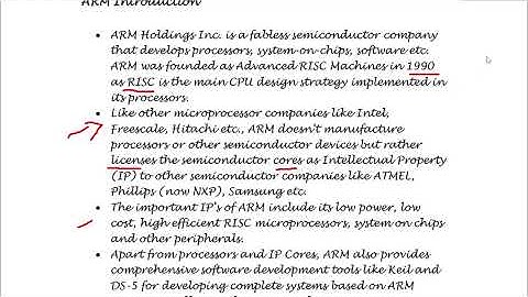 ARM Processors Introduction||Microcontroller & Embedded Systems Design||KEC 061