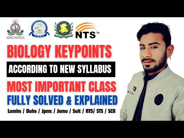 Biology Keypoints for Bs Nursing Exams | Mahdi's Academy | BS NURSING PAST PAPERS