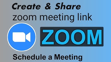 How To Create Zoom Meeting Link | Schedule a Meeting | Share Meeting Link to Join
