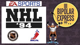 NHL '94 - Genesis and SNES - Bipolar Express: Flatcar Fracas