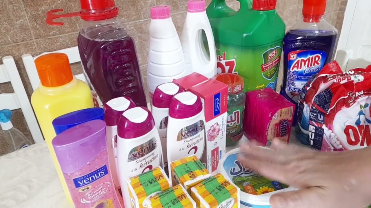 شاركتكم مشترياتي لبيت لخزين من مواد تنظيف وكوسمتيك لشهر ماي