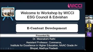 E CONTENT DEVELOPMENT WORKSHOP PART-1