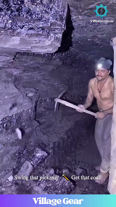 This Coal Mining is INTENSE! ⛏️ Real Life Minecraft IRL! #coalmine #mininglife #hardcore  #work