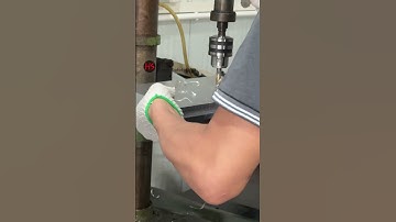 Manual drilling—Daily Work #cnc #machining