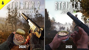 Stalker 2 vs Stalker Anomaly gamma - Details and Physics Comparison
