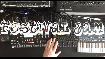 Festival Jam -  Chilled Beats - Octatrack, Digitakt, Microfreak, Rooms