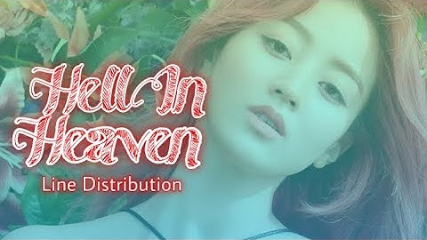 TWICE - Hell In Heaven - Line Distribution