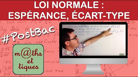 Comment calculer un écart-type loi normale ?