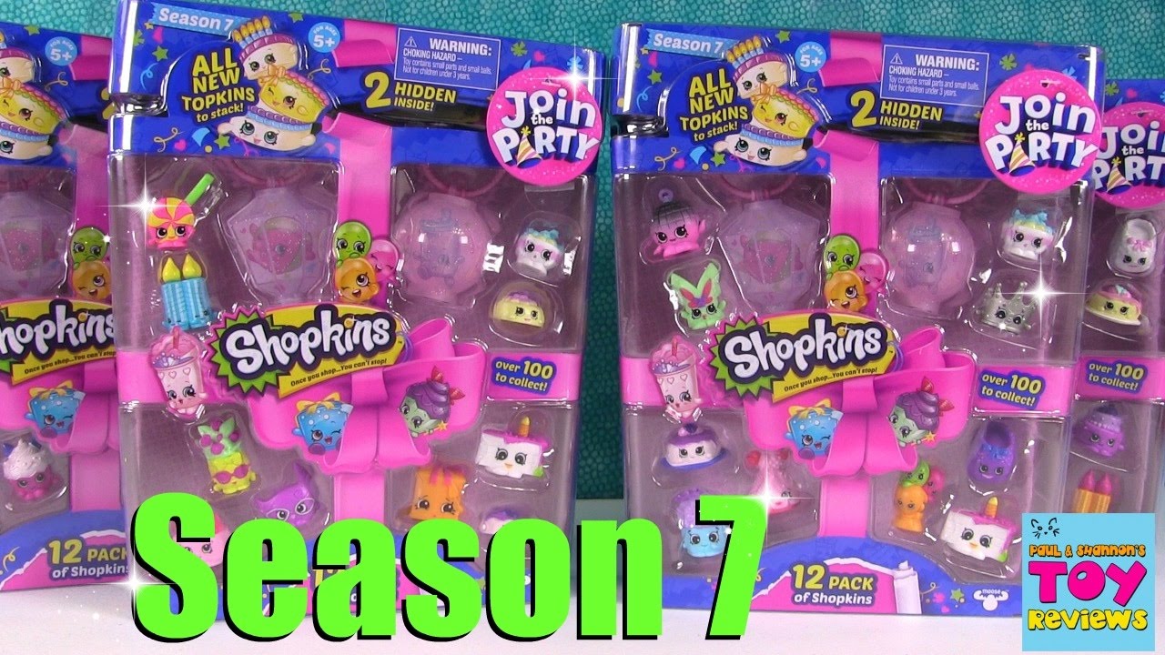 Shopkins Season 7 Surprise Mystery 2 Packs - Case of 30! 