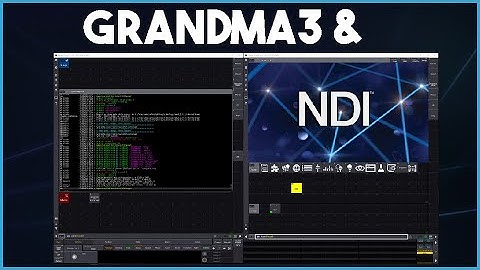 GRANDMA3 with NDI