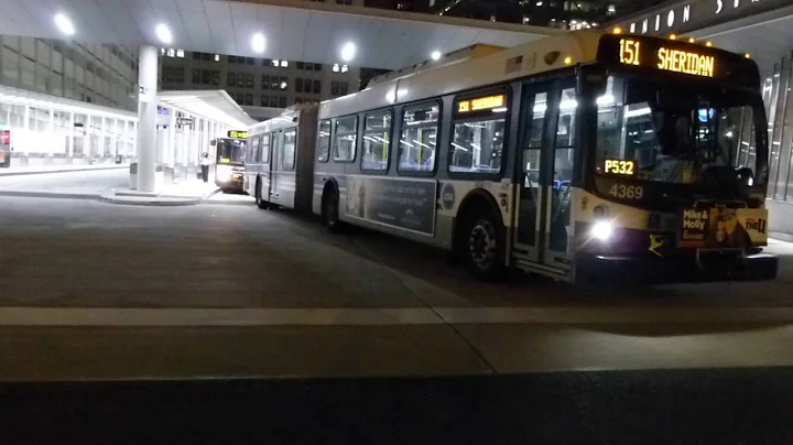 CTA Bus: 2012 New Flyer D60LFR Route 151 Bus #4369 at Union Station Transit Center