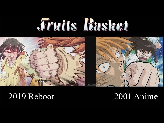 Side by side comparison of Fruits Basket 2001 v 2019 (Episode One) - Forums  