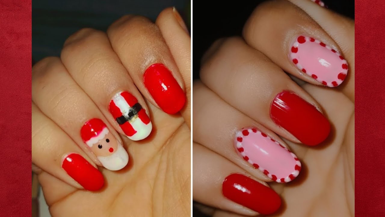 Top Easy & Popular Christmas🎅 Nail Art Designs2022-2023🎄!! #nailart  #christmasnails #youtube⛄ - YouTube