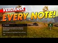 ALL SECRET Note Locations in Verdansk: Warzone Story Explained