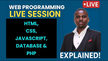 Web Programming Live Coding Session | HTML, CSS, JavaScript & PHP Explained Step-by-Step