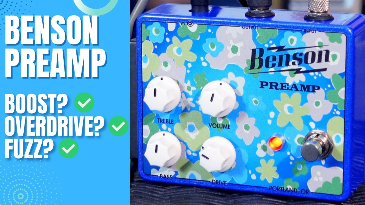 Perfectly Simple. ( Benson Preamp Review ) - YouTube