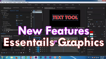 Adobe Premiere Pro CC  2017 New Features Title, Animation and  Essentials Graphics