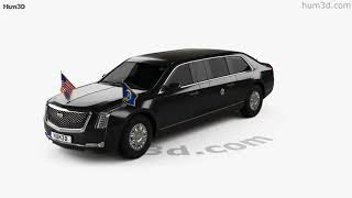 Cadillac US Presidential State Car 2023 3D model by 3DModels