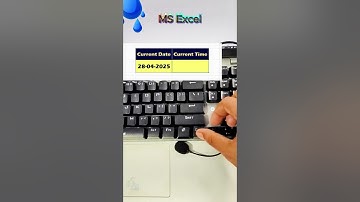 MS Excel shortcuts: Current Date Current Time #ExcelShortcuts #ExcelTips #ProductivityHacks #Current