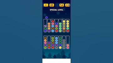 Ball sort special level after 3625