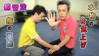 【合気】本物の合気上げが出来る！練習法 〜指の意識〜 aiki
