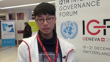 Global IGF 2017: Jayson Cheung on The Key Internet Issue