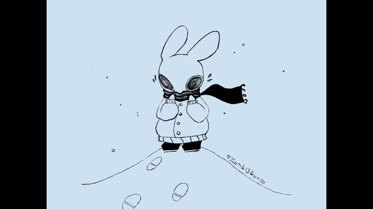 Snowfall ♡ Coco and Mimsy ASMR ♡ Soft Voice Comforting Wholesome Animated Winter Bunny Bedtime Story