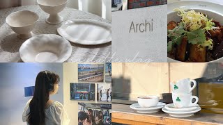 🎐 김현우 식당 봄 Archi 아치. 가지 보울 🍆 영화 브로커 OST 부스 🎧 박나혜 세라믹 🍽 바마셀 ☕️ 웃는남자 티켓팅👩🏻‍💻 홍대 잇텐고 🍜 일상 브이로그
