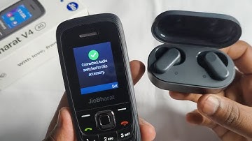 How to connect Bluetooth Earbuds, Earphone, Speaker, Neckband to Jio Bharat V4
